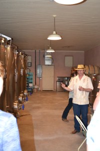 Carl in the Tank room